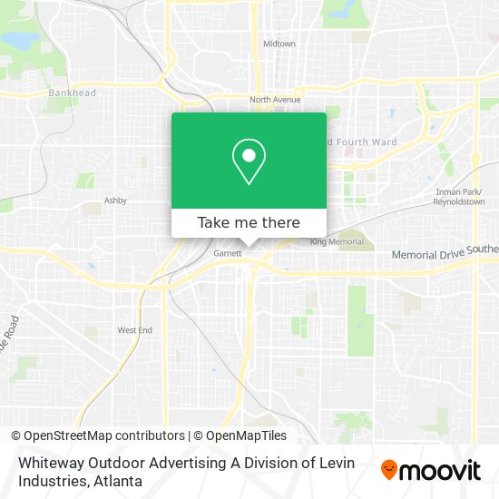 Mapa de Whiteway Outdoor Advertising A Division of Levin Industries