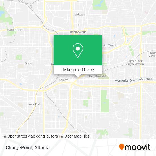 ChargePoint map