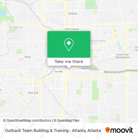 Mapa de Outback Team Building & Training - Atlanta