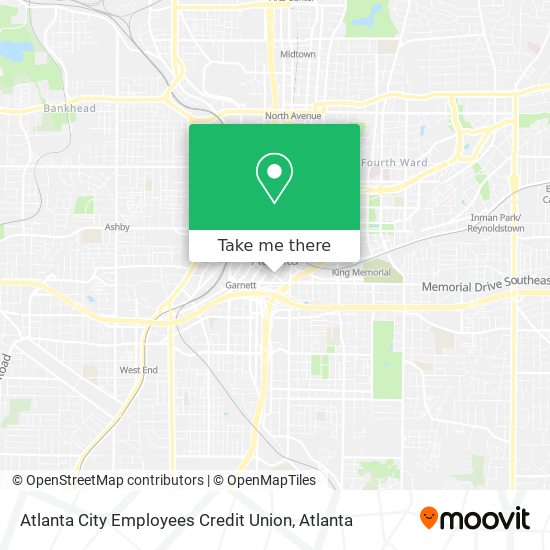 Atlanta City Employees Credit Union map
