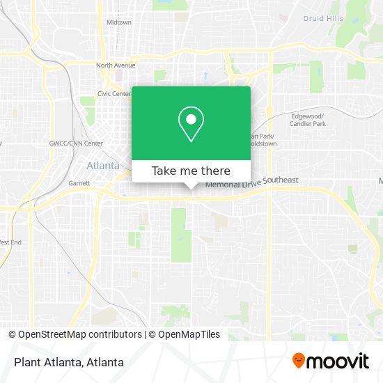 Mapa de Plant Atlanta