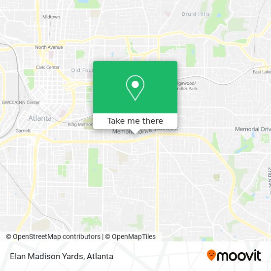Elan Madison Yards map