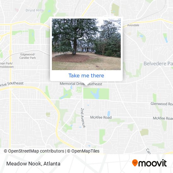 Mapa de Meadow Nook