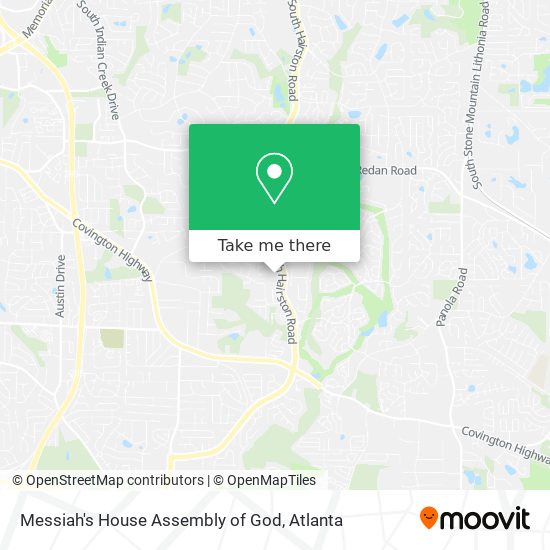 Messiah's House Assembly of God map