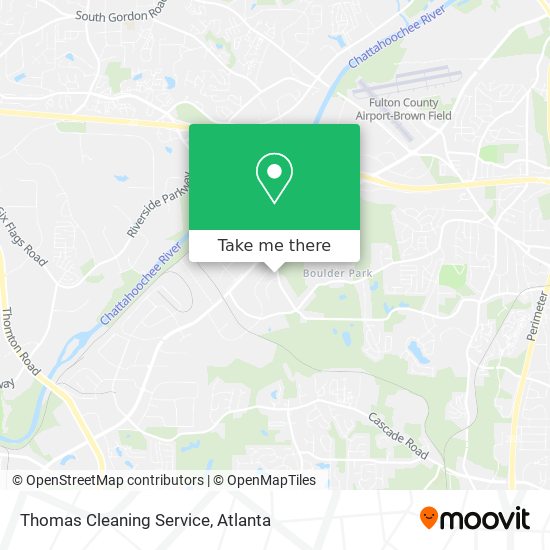 Thomas Cleaning Service map