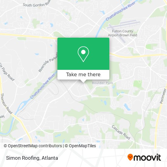 Simon Roofing map