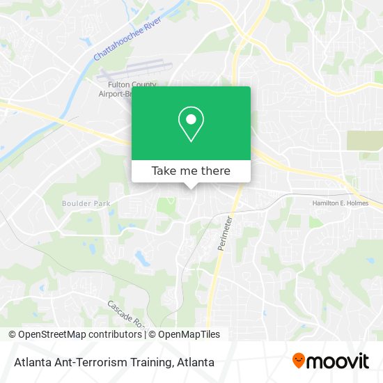 Atlanta Ant-Terrorism Training map