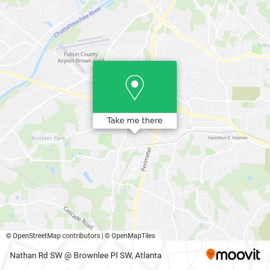 Mapa de Nathan Rd SW @ Brownlee Pl SW