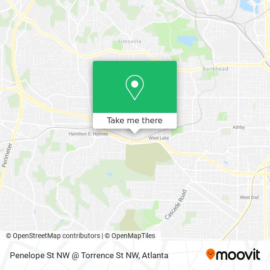 Mapa de Penelope St NW @ Torrence St NW