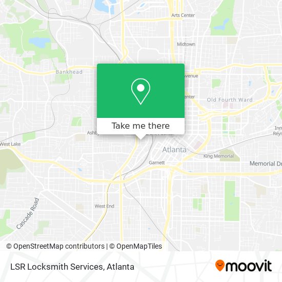 LSR Locksmith Services map