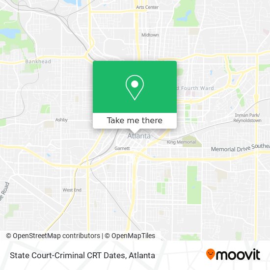 State Court-Criminal CRT Dates map