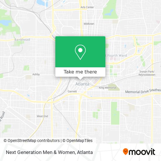 Next Generation Men & Women map
