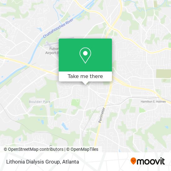 Lithonia Dialysis Group map