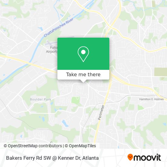Bakers Ferry Rd SW @ Kenner Dr map
