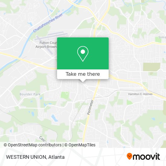 WESTERN UNION map