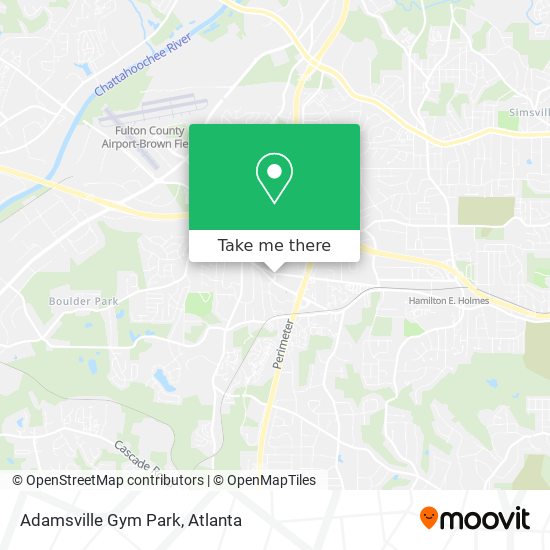 Adamsville Gym Park map