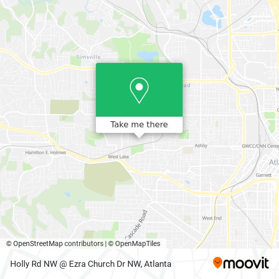 Mapa de Holly Rd NW @ Ezra Church Dr NW