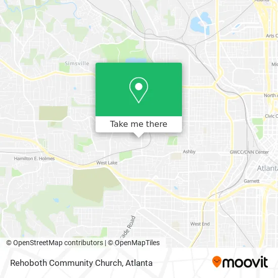 Rehoboth Community Church map