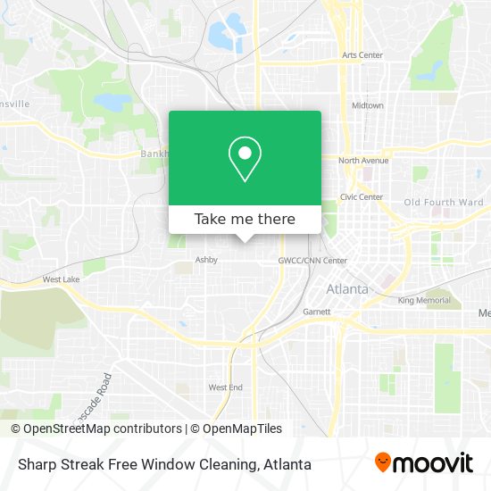 Mapa de Sharp Streak Free Window Cleaning