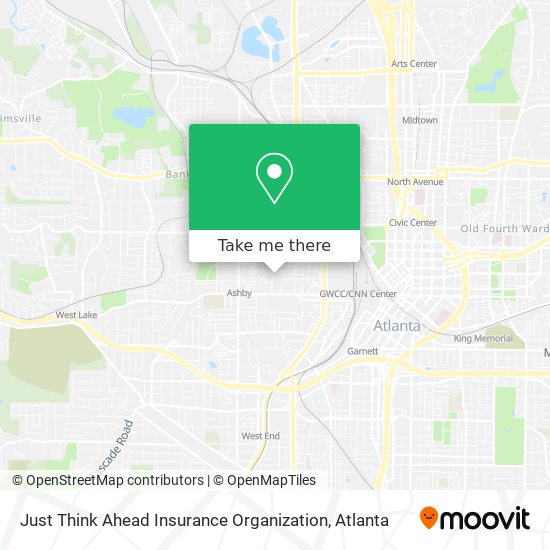 Mapa de Just Think Ahead Insurance Organization