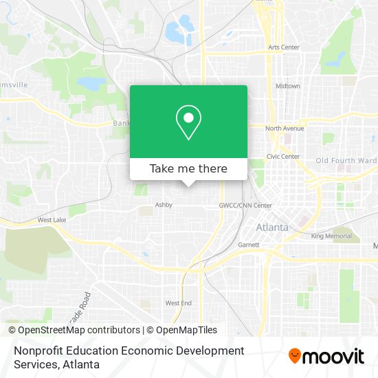 Nonprofit Education Economic Development Services map