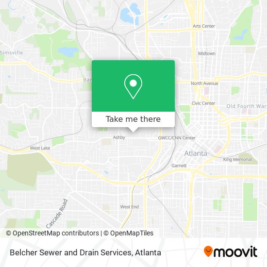 Belcher Sewer and Drain Services map