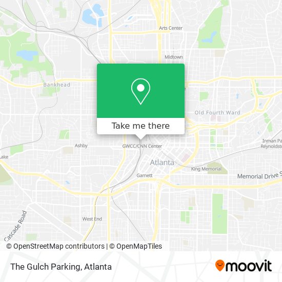 The Gulch Parking map