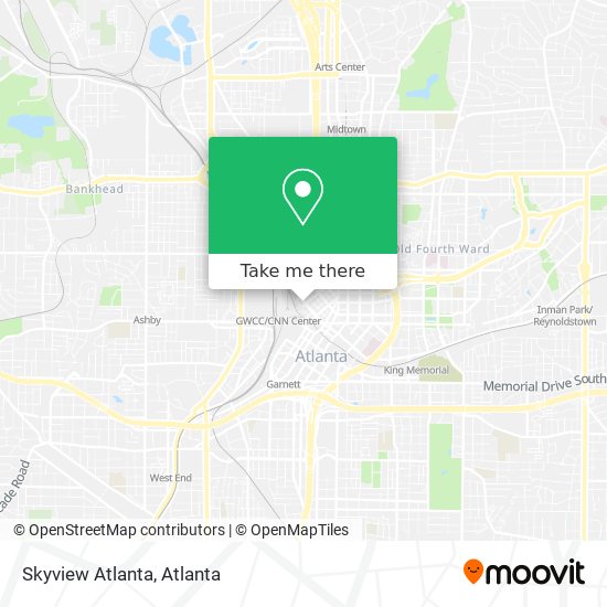 Mapa de Skyview Atlanta