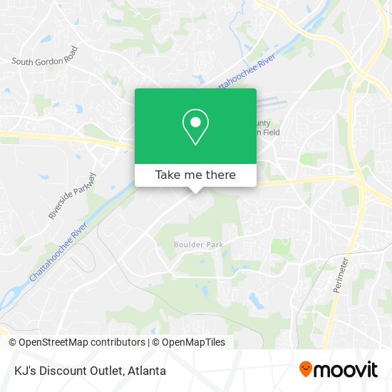 KJ's Discount Outlet map