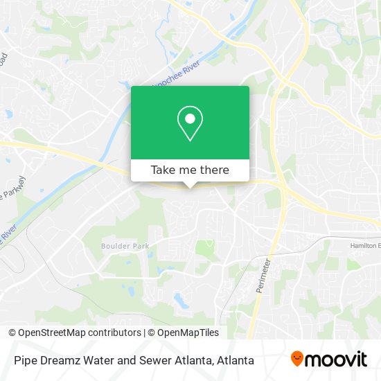 Mapa de Pipe Dreamz Water and Sewer Atlanta