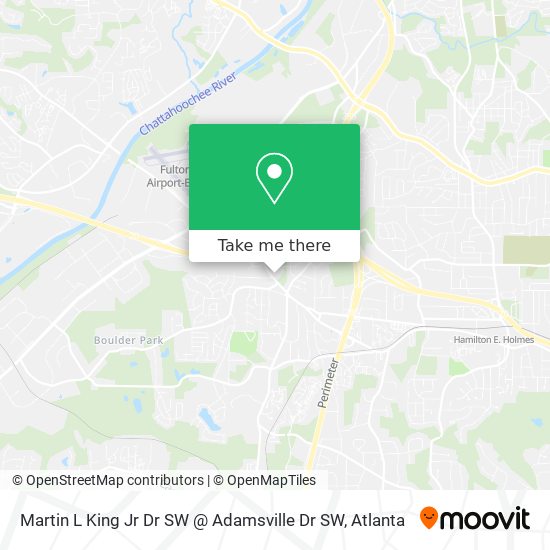 Martin L King Jr Dr SW @ Adamsville Dr SW map