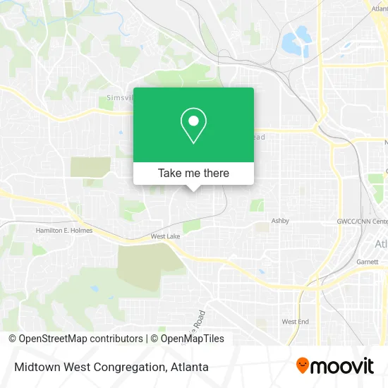 Mapa de Midtown West Congregation