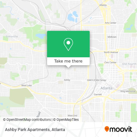 Ashby Park Apartments map