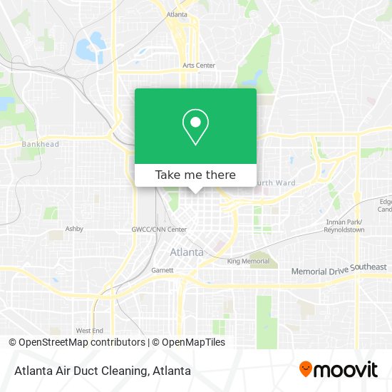 Atlanta Air Duct Cleaning map