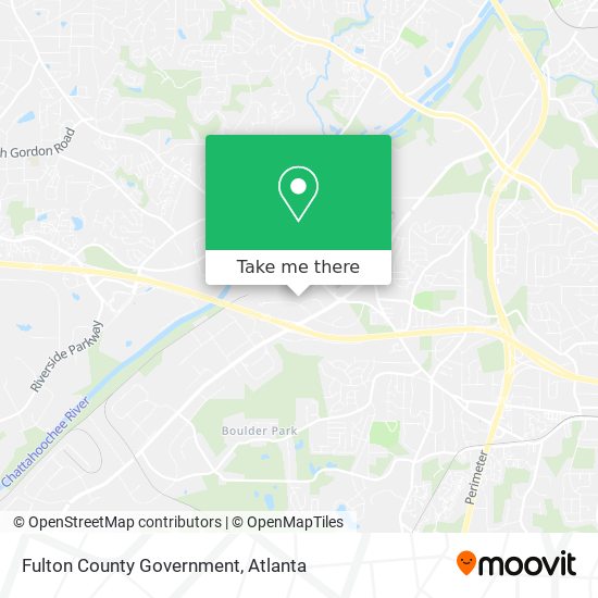 Fulton County Government map