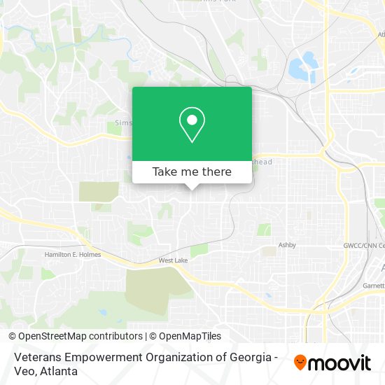 Mapa de Veterans Empowerment Organization of Georgia - Veo