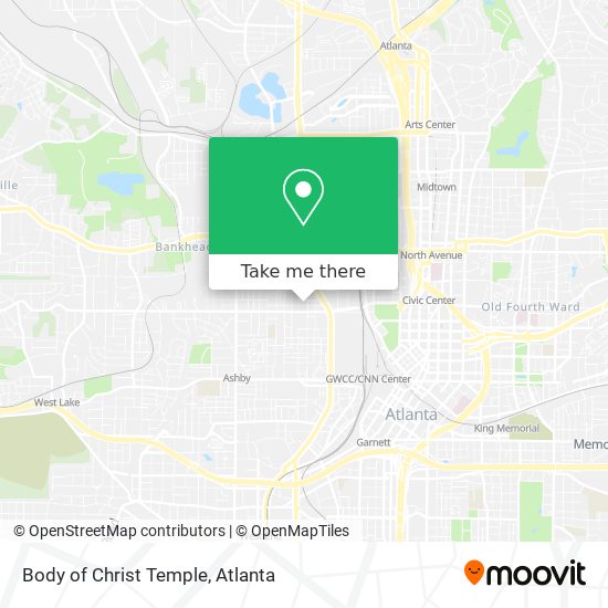 Mapa de Body of Christ Temple