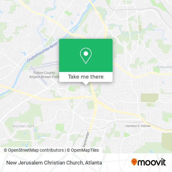 Mapa de New Jerusalem Christian Church