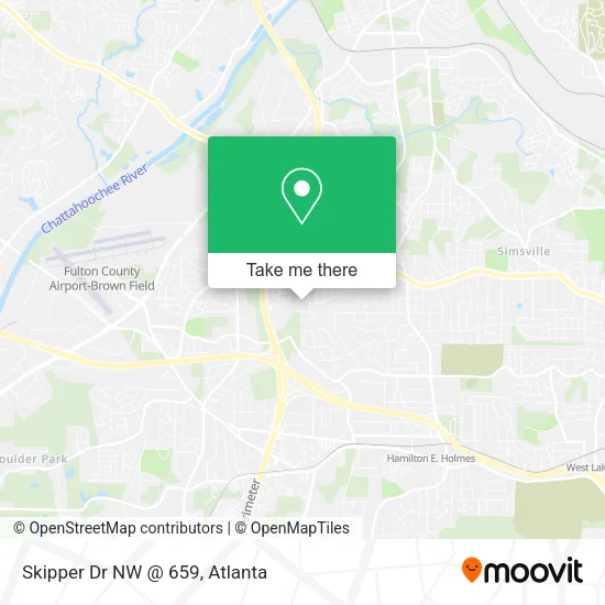 Skipper Dr NW @ 659 map