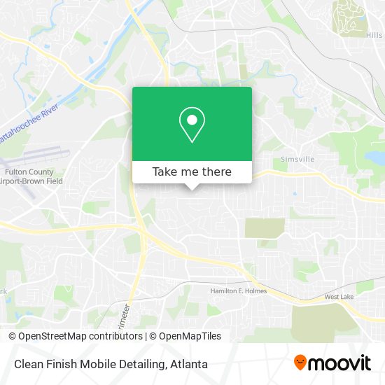 Clean Finish Mobile Detailing map