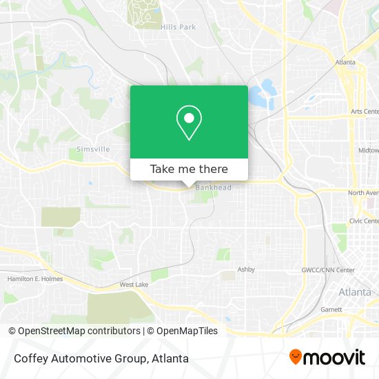 Coffey Automotive Group map