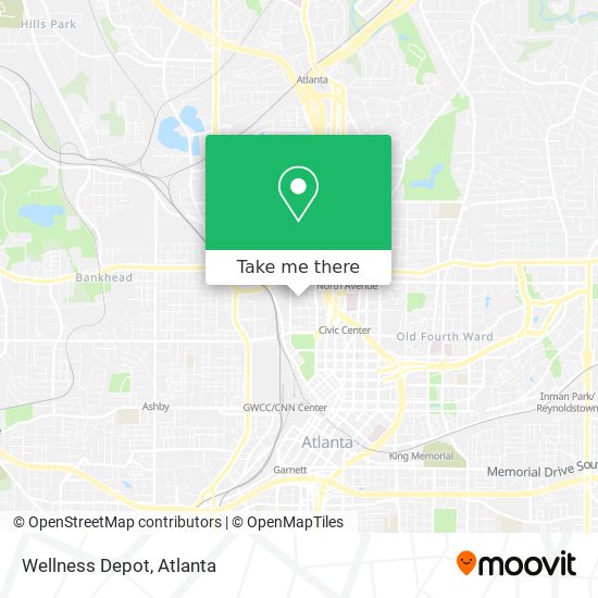 Mapa de Wellness Depot