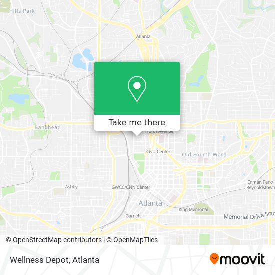 Wellness Depot map