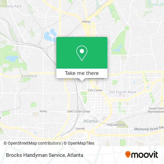 Mapa de Brocks Handyman Service