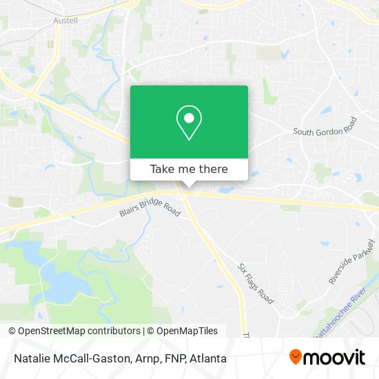 Mapa de Natalie McCall-Gaston, Arnp, FNP