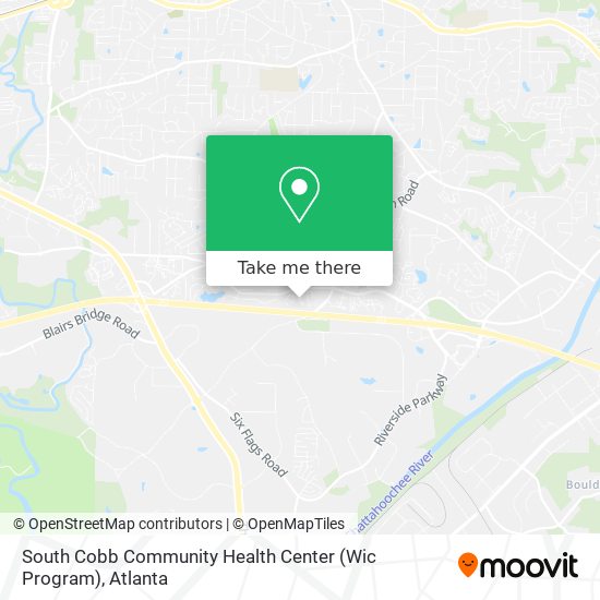 Mapa de South Cobb Community Health Center (Wic Program)