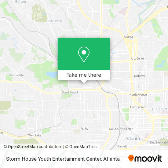 Mapa de Storm House Youth Entertainment Center