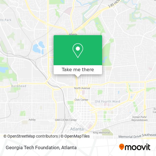 Georgia Tech Foundation map