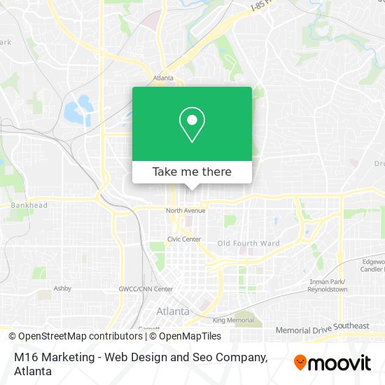 Mapa de M16 Marketing - Web Design and Seo Company