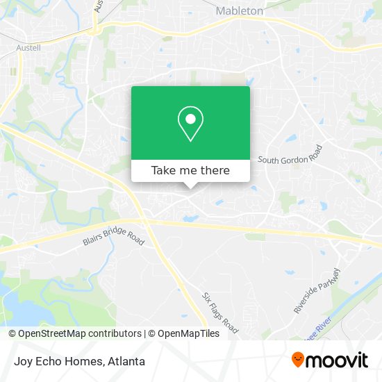 Joy Echo Homes map